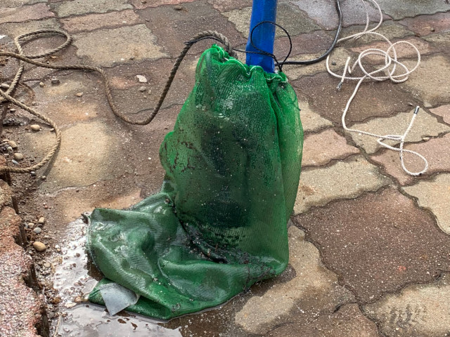 汚物が含む汚水の排水に水中ポンプを使う場合は？